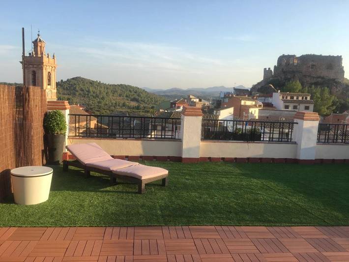 Casa rural para 13 personas, con terraza en Alt Palància - 4