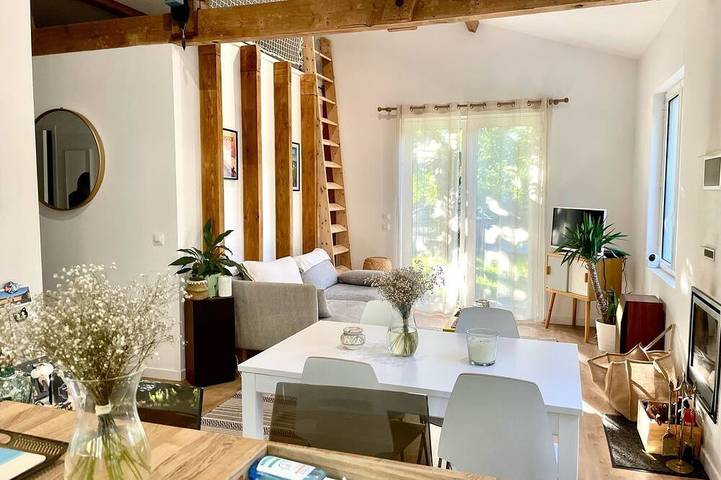 Location de vacances pour 8 personnes, avec Jardin dans Maubuisson