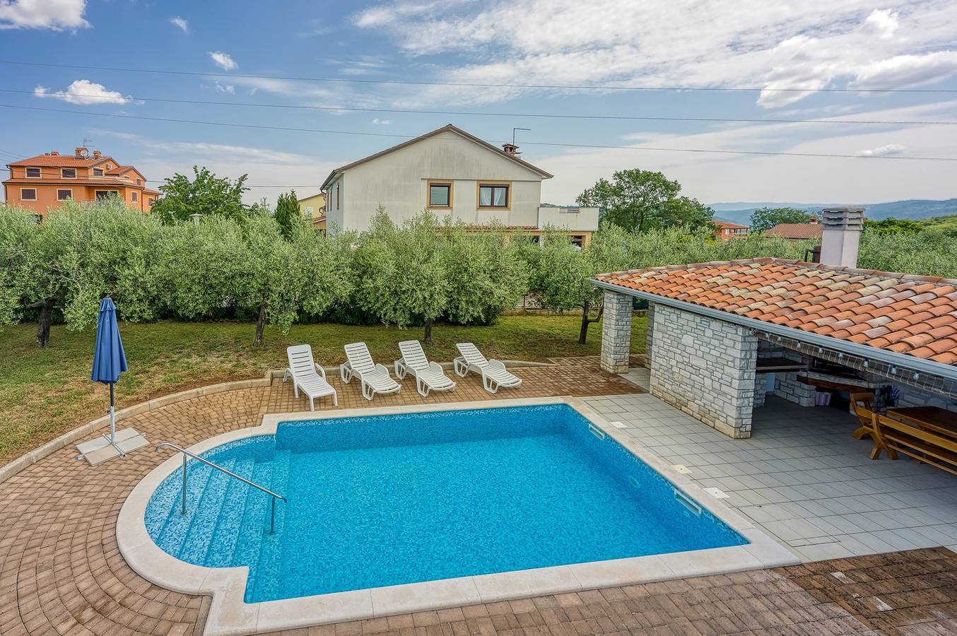 Villa Martina mit privatem Pool in Kaštel (Plovanija), Buje
