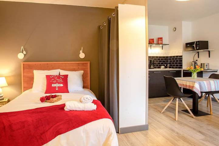 Gîte pour 2 personnes, avec balcon dans Gare De Pornic