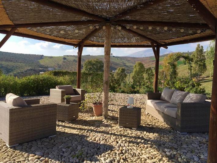 Chambre d’hôte pour 2 personnes, avec piscine ainsi que vue et jardin à Álora - 4
