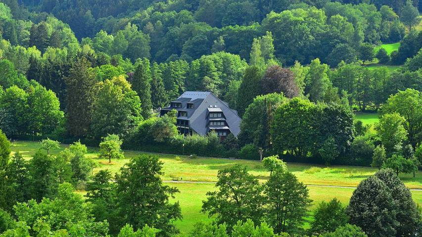 Ferienwohnung für 2 Personen, mit Garten und Terrasse sowie Sauna in Bad Orb