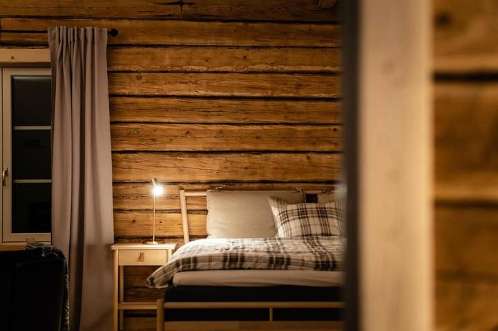 Location de vacances pour 5 personnes, avec sauna ainsi que vue et jardin à Sorsele