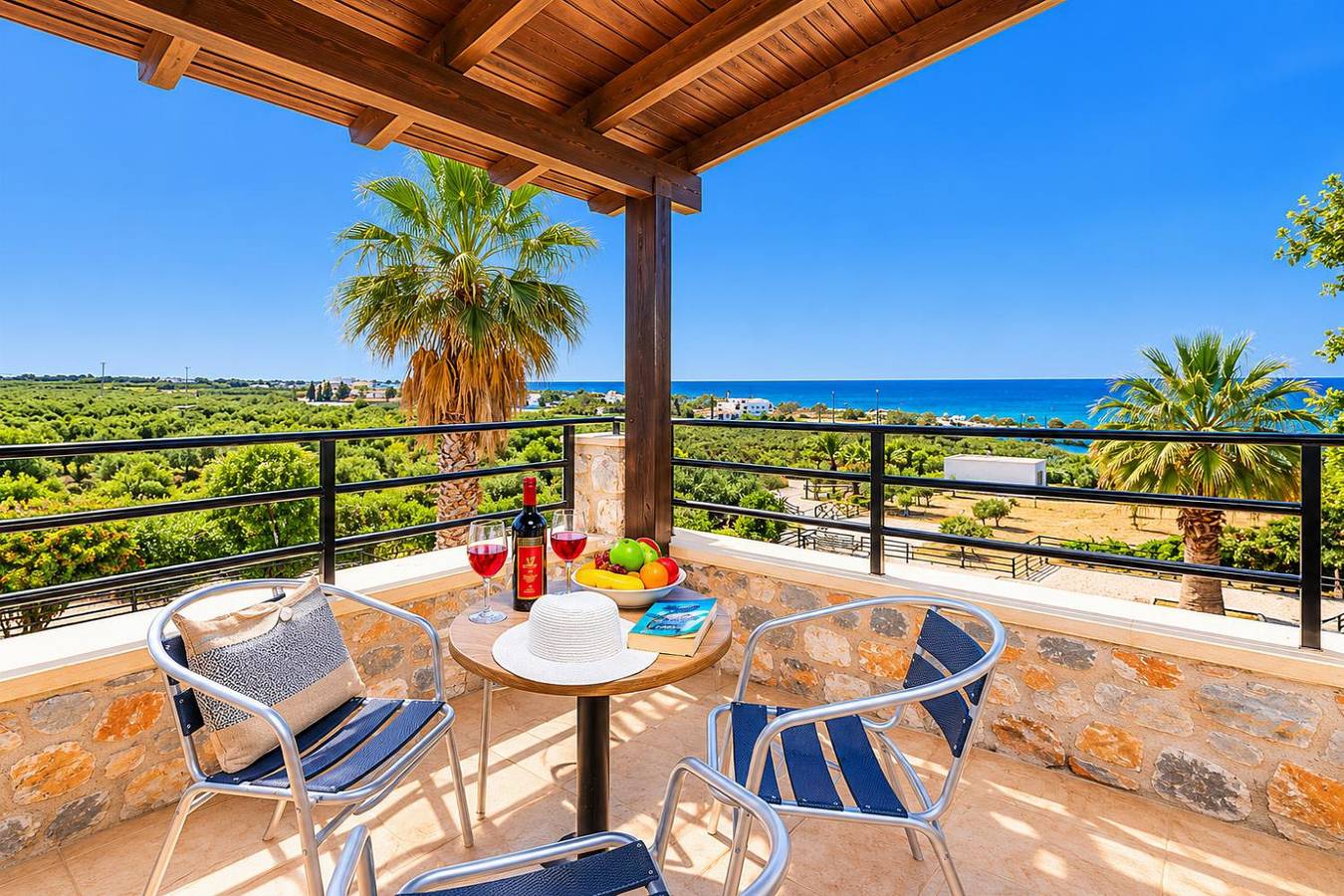 Willa dla 5 osób z widok na ocean in Chania i okolice