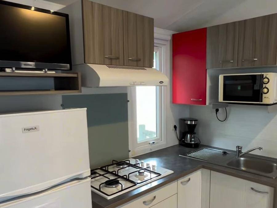 Camping Plijadur - Mobile home 6 persons - Eco - Tv in La Trinité-sur-Mer, Côte des Mégalithes