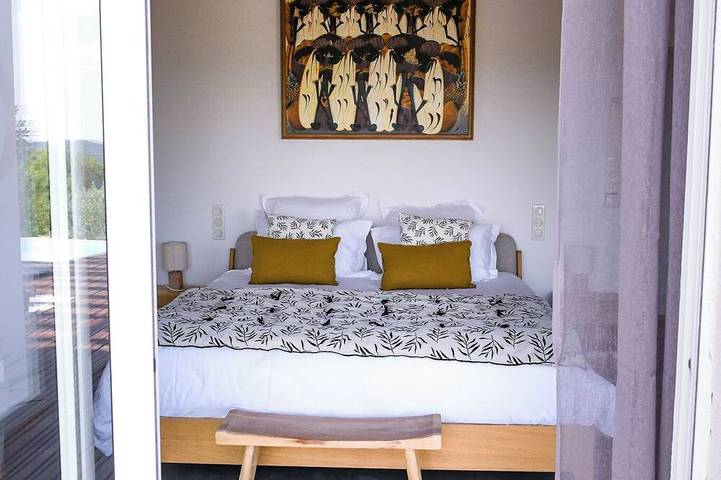 Les Hauts d'Avignon - Maison d'Hôtes (Rochefort du Gard) - Chambre n°1 (Masaï) in Rochefort-du-Gard, Région de Nîmes