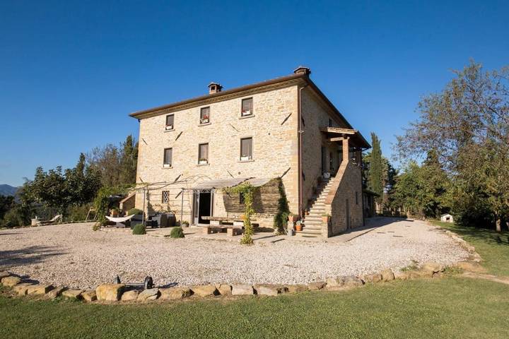 B&b per 4 persone, con Balcone e Terrazza nonché Giardino e Panorama a Città di Castello (Italia)