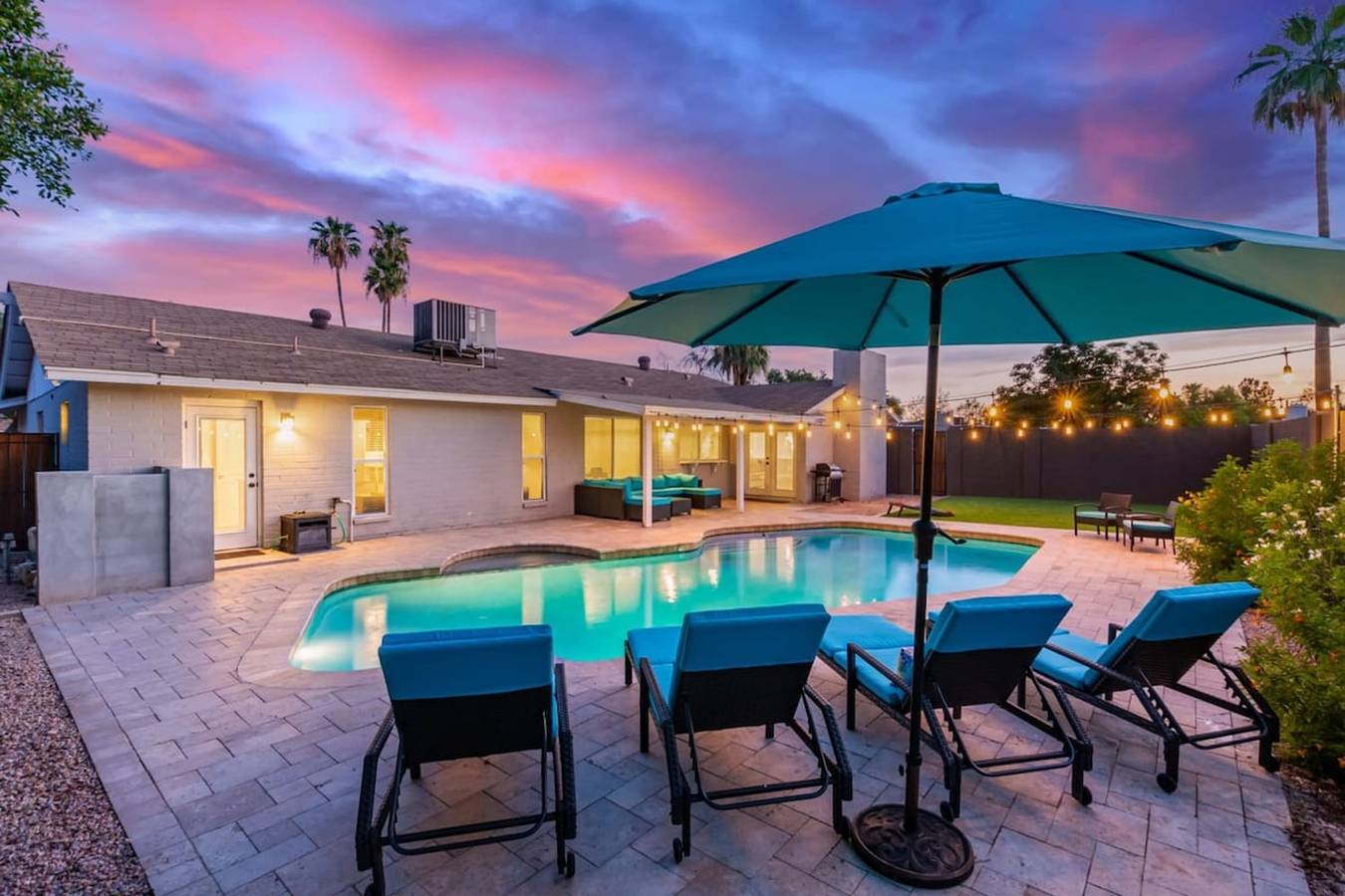 Obispo Modern Oasis with Heated Pool and Bbq in Mesa, Comté de Maricopa