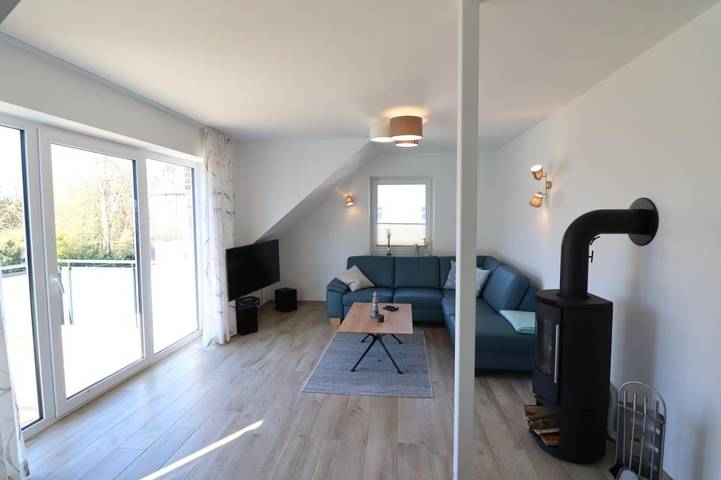 Ferienwohnung für 4 Personen, mit Balkon und Garten