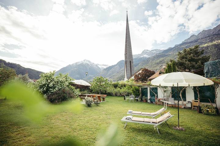 Studio für 2 Personen, mit Balkon und Garten in Algund - 3