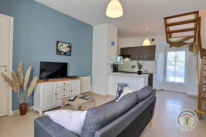 Gîte pour 5 personnes, avec Terrasse ainsi que Jardin et Vue à Amanlis