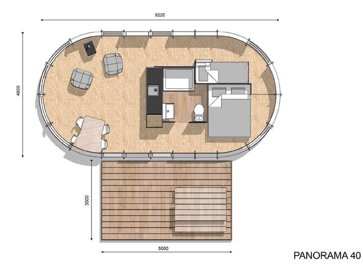 Zelt für 2 Personen, mit Terrasse und Pool, mit Haustier in Overijssel - 3