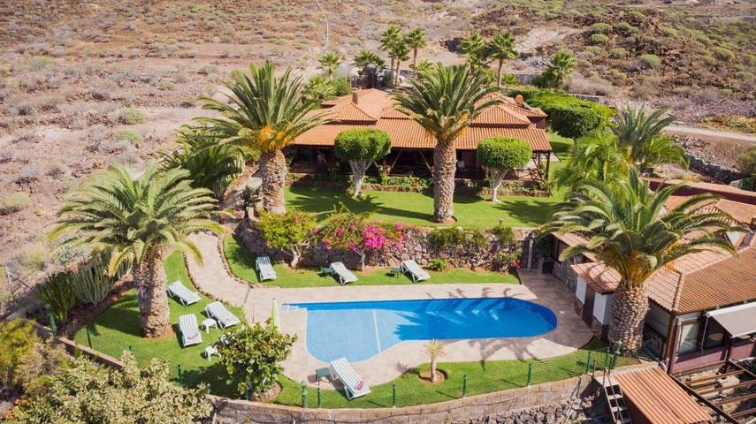 Ferienhaus für 10 Personen, mit Ausblick und Pool sowie Garten in Alcalá - 3