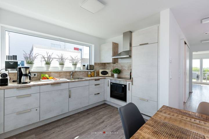 Ferienhaus mit Meerblick für 6 Personen, mit Garten und Ausblick sowie Sauna in Schlei - 4