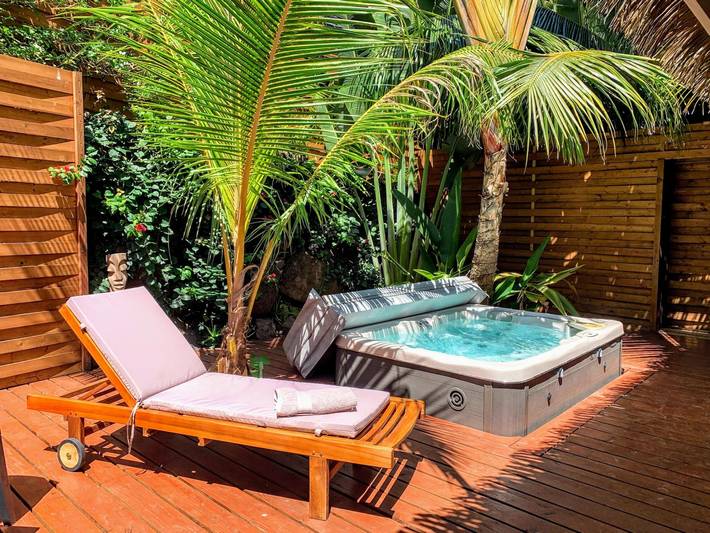 Location de vacances pour 4 personnes, avec jardin et balcon dans Mo'orea