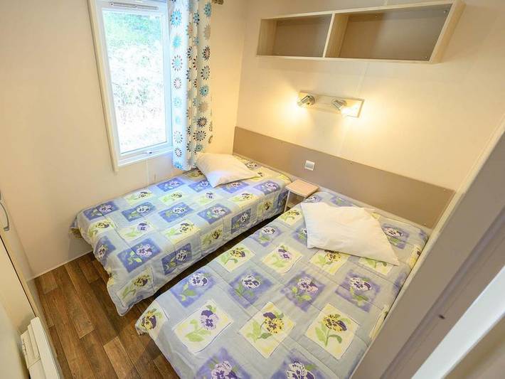 Camping Le Clos de Barbey  - Mobilheim 4 personen - Classic+ 2 Zimmer 25 m² in Bauduen, Brignoles Region