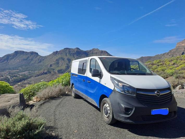 Camping für 2 Personen, mit Terrasse und Ausblick auf Gran Canaria