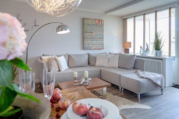 Ferienwohnung für 3 Personen, mit Balkon auf den Nordfriesische Inseln