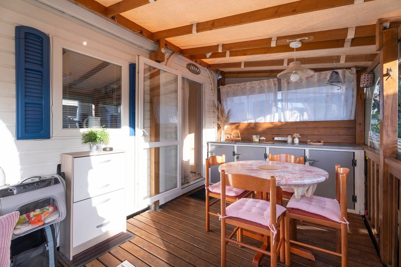 Mobile Home 'Chez Hervé' avec terrasse privée et climatisation in Hyeres, Parc national de Port-Cros