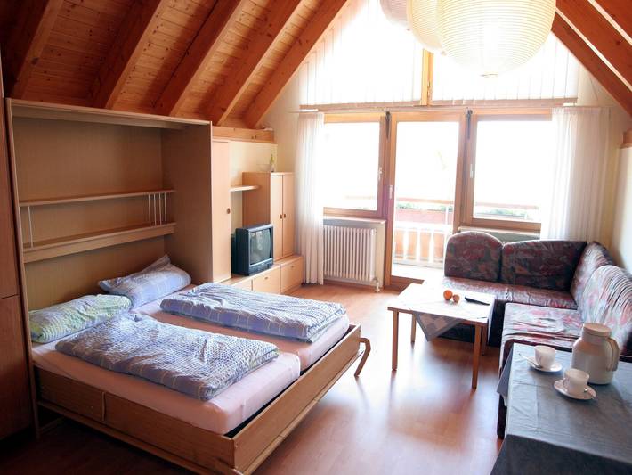 Apartamento de vacaciones para 5 personas, con balcón además de jardín y vistas al lago - 1