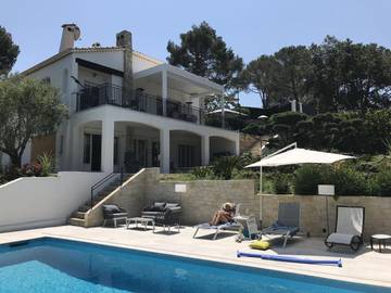 Villa pour 8 personnes, avec jardin et vue ainsi que terrasse et piscine à Biot
