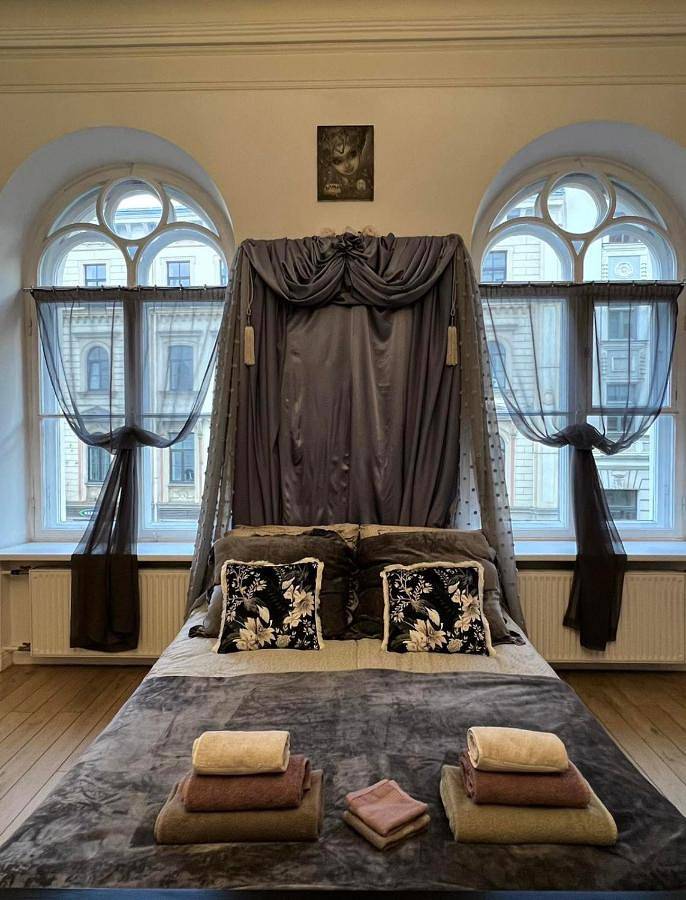 Ferienwohnung für 4 Personen, mit Ausblick in Riga
