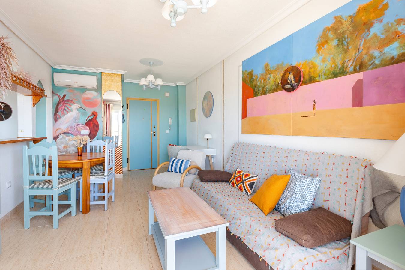 Appartement entier, Appartement 'Puerto Mar 3' avec vue sur la mer, Wi-Fi et climatisation in Los Miradores del Puerto, San Javier