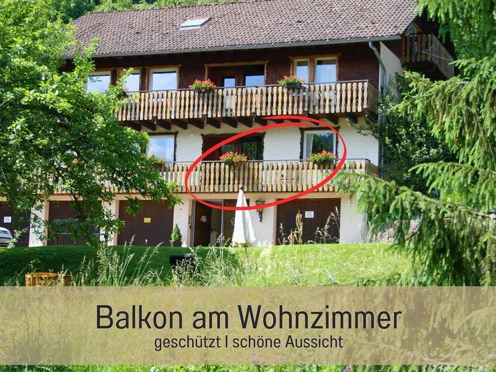 Ferienhaus für 2 Personen, mit Balkon und Terrasse
