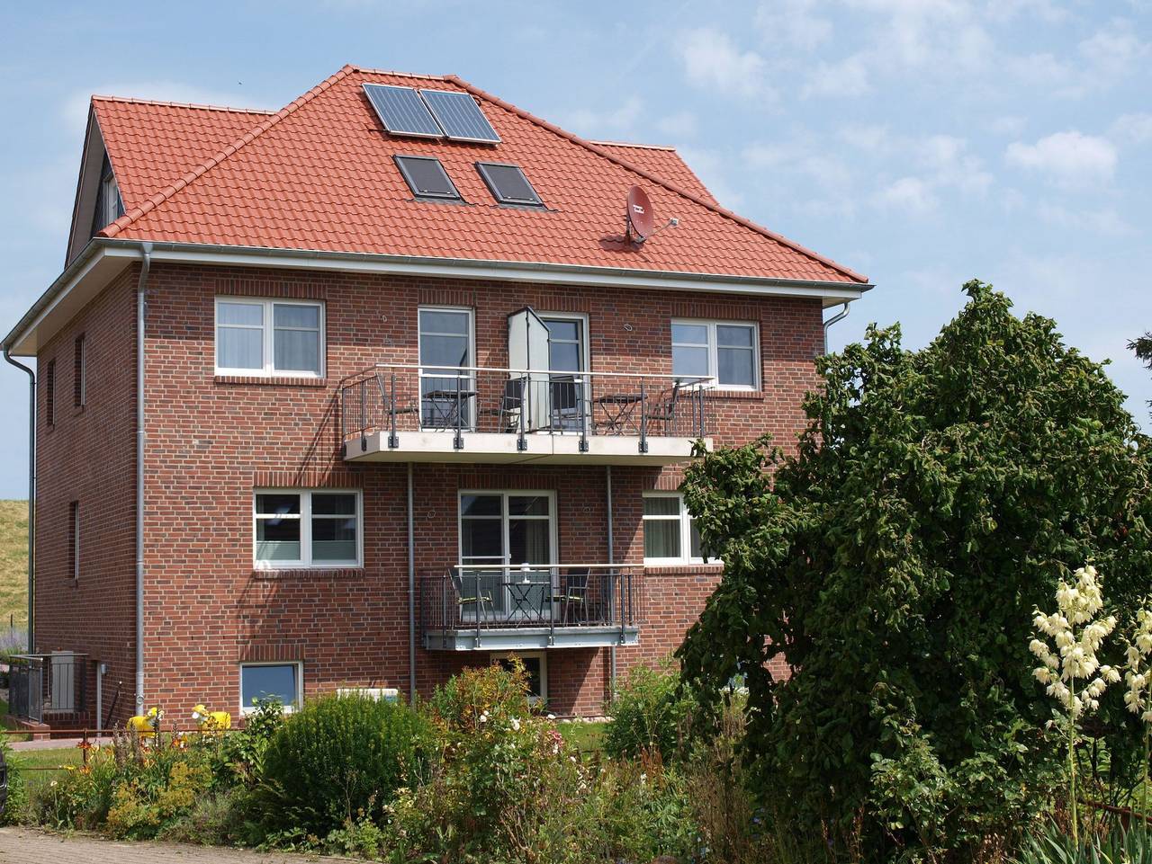 Ganze Ferienwohnung, Ferienhaus Am Elbdeich - Ferienwohnung Elbe in Grünendeich, Altes Land Stade