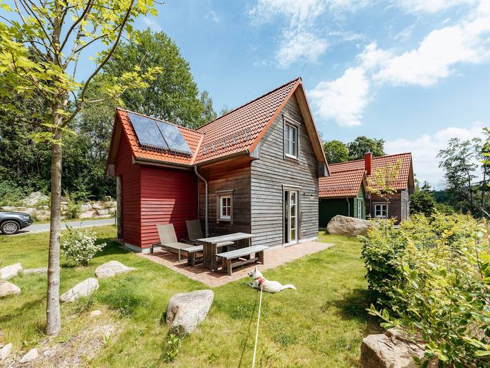 Ferienhaus für 4 Personen, mit Terrasse und Garten sowie Sauna im Harz
