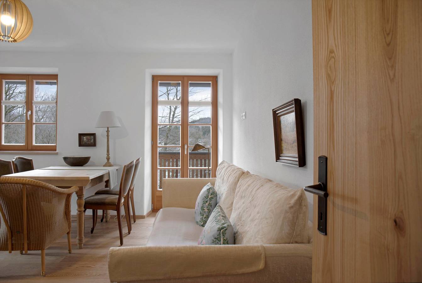 Ganze Wohnung, Charmante Ferienwohnung "Ferienwohnung Birke" mit Bergblick, Wlan in Bad Tölz, Tölzer Land