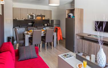 Appartement De Vacances pour 6 Personnes dans La Plagne, Mâcot-la-Plagne, Photo 2