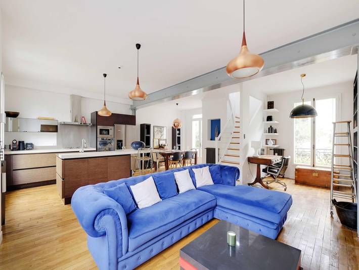 Appartement entier, House with garden - 4Br-7P- Asnières-sur-Seine in Asnières-sur-Seine, Hauts-de-Seine