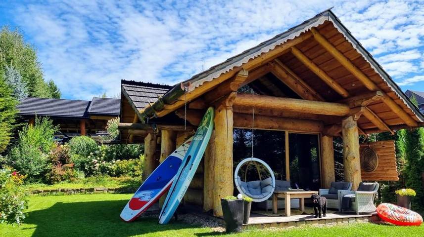 Chalet pour 2 personnes, avec vue sur le lac et vue ainsi que terrasse et jardin en Pologne - 2