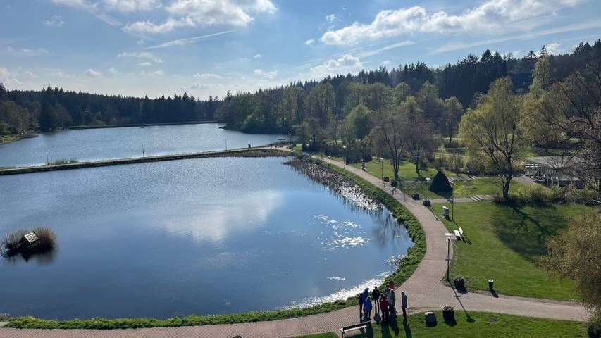 Ferienwohnung für 3 Personen, mit Balkon und Ausblick sowie Seeblick im Harz - 3