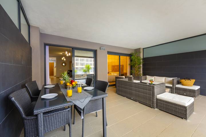 Ferienwohnung für 6 Personen, mit Sauna und Kinderpool sowie Garten in Roquetas de Mar - 3