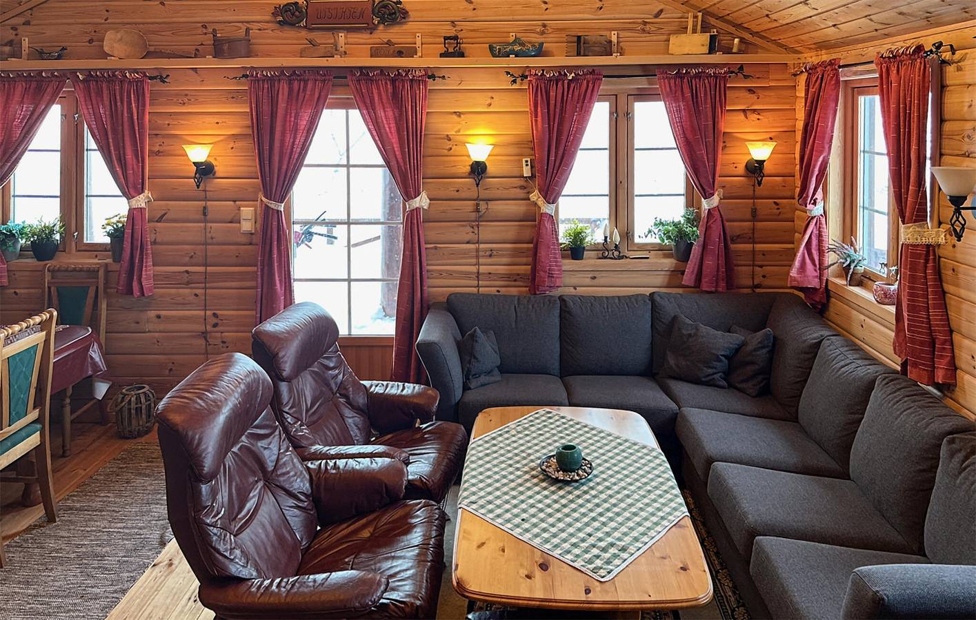 Ferienhaus für 8 Personen mit Sauna in Åseral