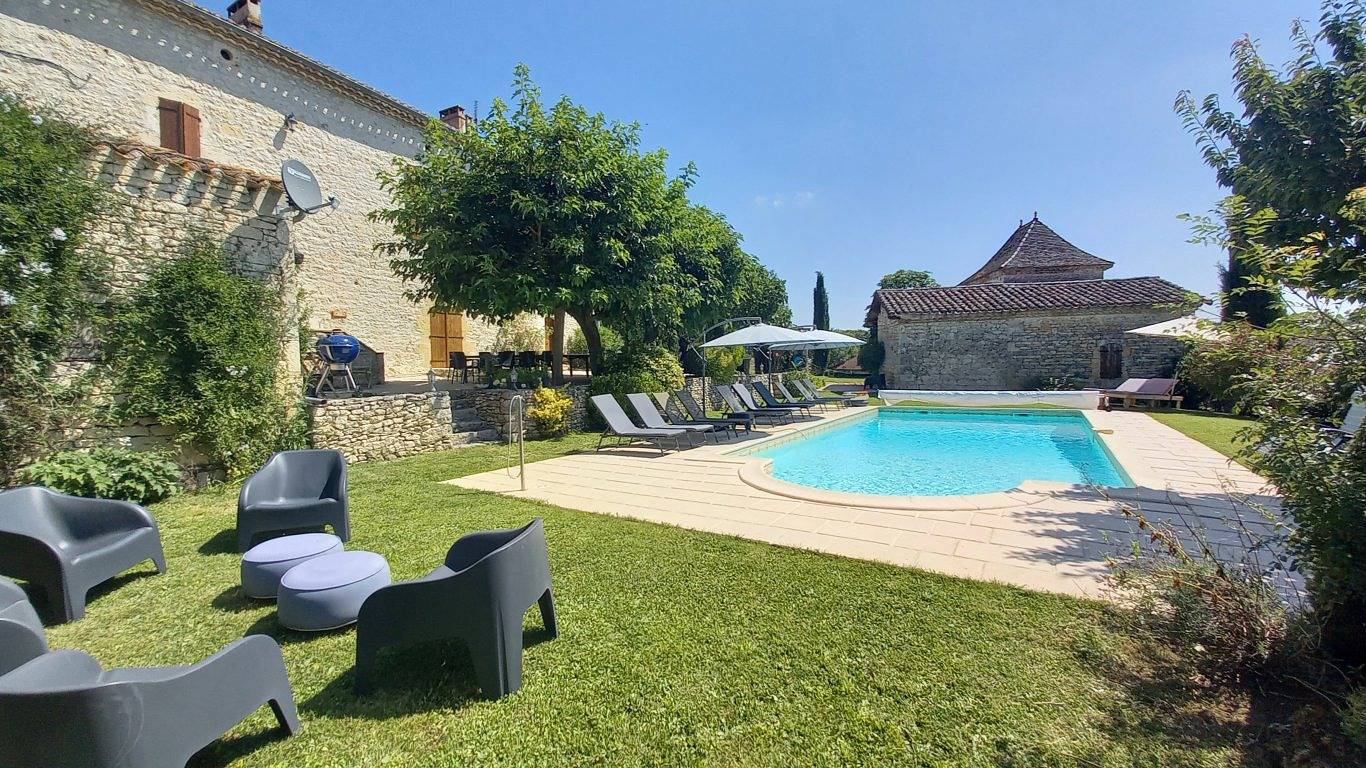 Maison Authentique en pierre pour 2 personnes in Montaigu-de-Quercy, Tarn-et-Garonne