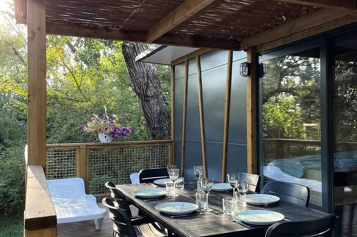 Chalet pour 6 personnes, avec piscine - 1