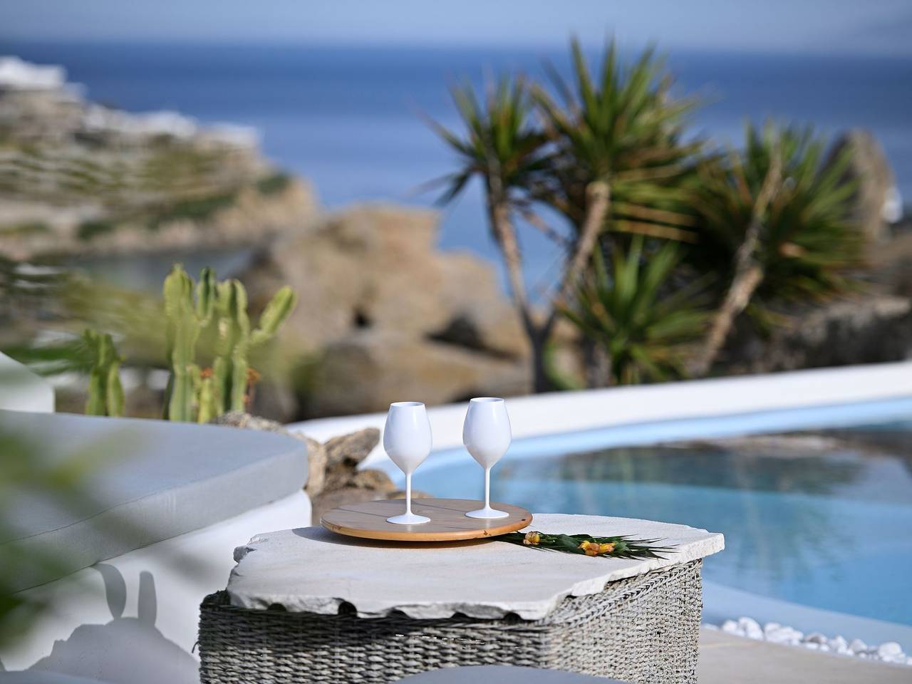 "Paraga Villa 2" mit Whirlpool in Platis Gialos, Mykonos