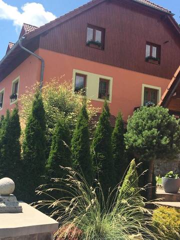 Gîte pour 4 personnes, avec jardin ainsi que sauna et vue à Český Krumlov