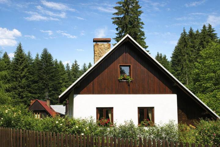 Chalet für 7 Personen, mit Garten und Ausblick im Böhmerwald