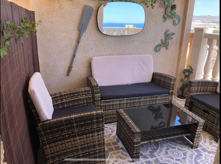 Gîte pour 4 personnes, avec piscine ainsi que balcon et vue dans Bolnuevo - 2