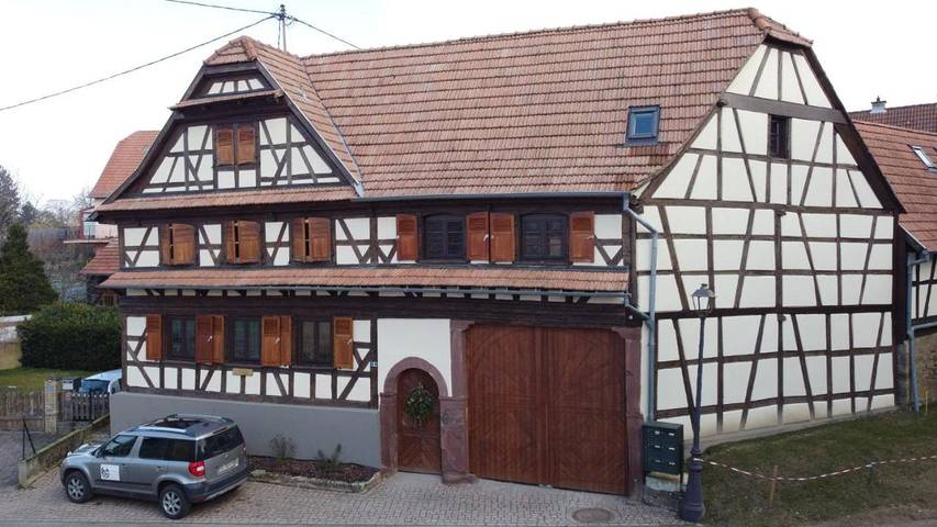 Gîte pour 4 personnes, avec jardin et vue à Eckwersheim