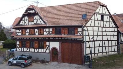Maison d’hôte pour 4 personnes, avec jardin et vue à Eckwersheim
