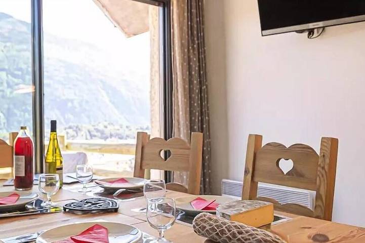 Chalet pour 6 personnes, avec balcon, animaux acceptés à Aussois