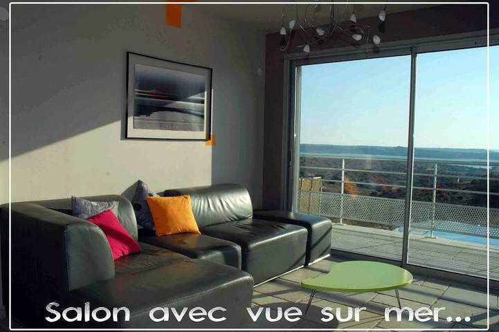 Villa für 2 Personen, mit 1 Hauptschlafzimmer, Meerblick in Fitou, Mittelmeerküste (Frankreich)