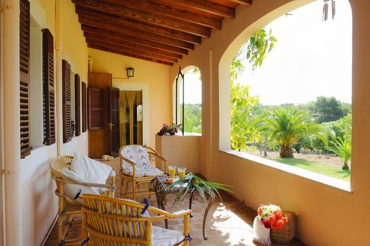 Finca für 10 Personen, mit Pool und Terrasse sowie Garten in Portopetro - 4