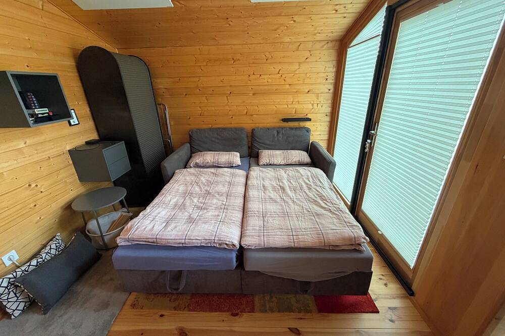 Mojo's Tiny Haus  an der Elbe in Bleckede, Mecklenburgisches Elbetal