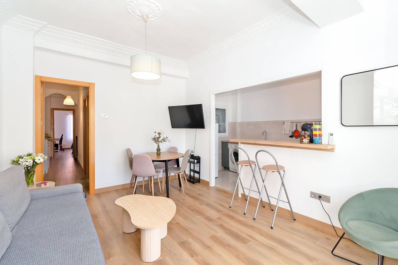 Ganze Wohnung, Ferienwohnung für 4 Personen mit Terrasse in Valencia City Centre, Valencia